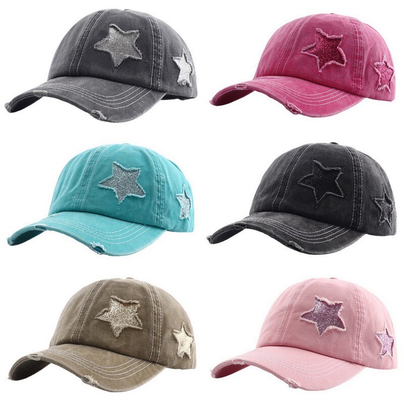 2022 nowy projektant kobiet czarny niebieski różowy wysoki kucyk czapka z daszkiem czapeczka Femme roztrzepany kok końnarty ogon Bling kapelusze dla kobiet kości