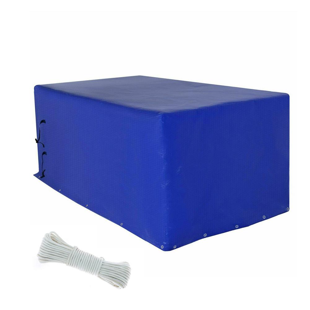 Heavy Duty Tarpaulin Tarpaulin Reinforced Eyelet Tarpaulin Blue Waterproof Tarpaulin Trailer Cover Oxford Cloth Dust Cover
