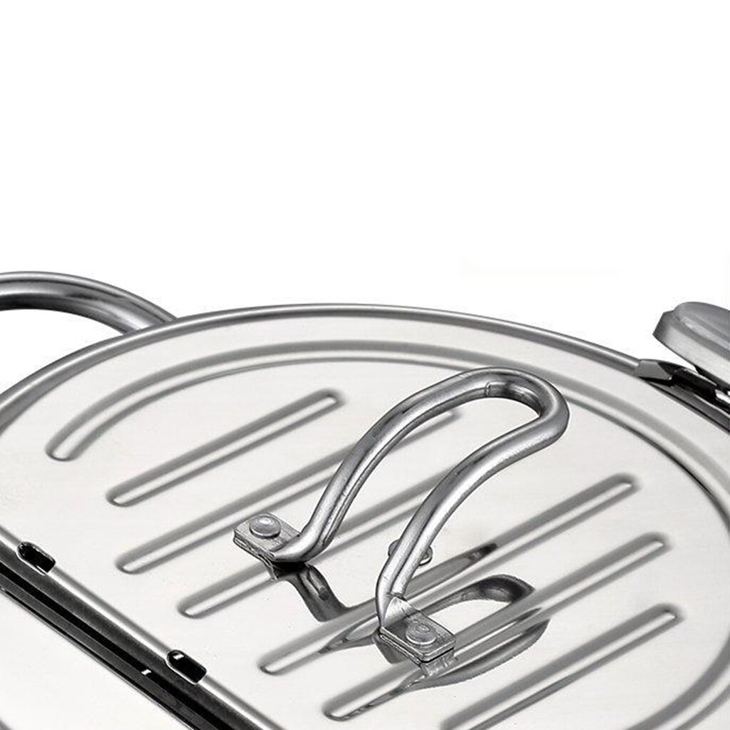 Deep Frying Pot Drainage Temperature Controllable Tempura Fryer Pan 24cm