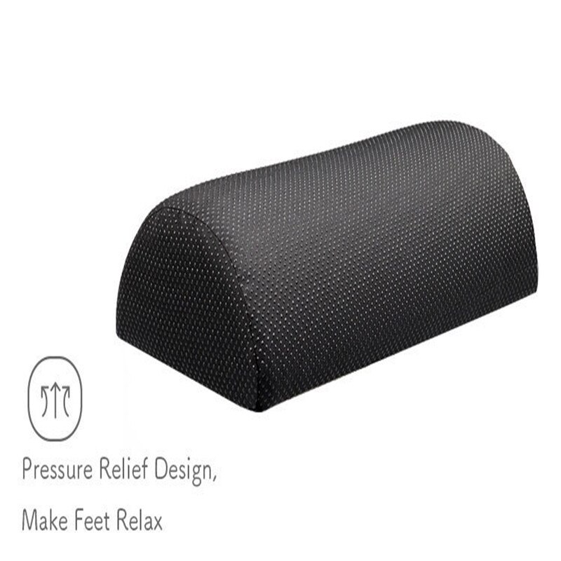 Office Desk Half Cylinder Home Foot Rest Pillow Solid Memory Foam Knee Cushion Comfort Non-Slip Relax Pain Relief Cushion Pad
