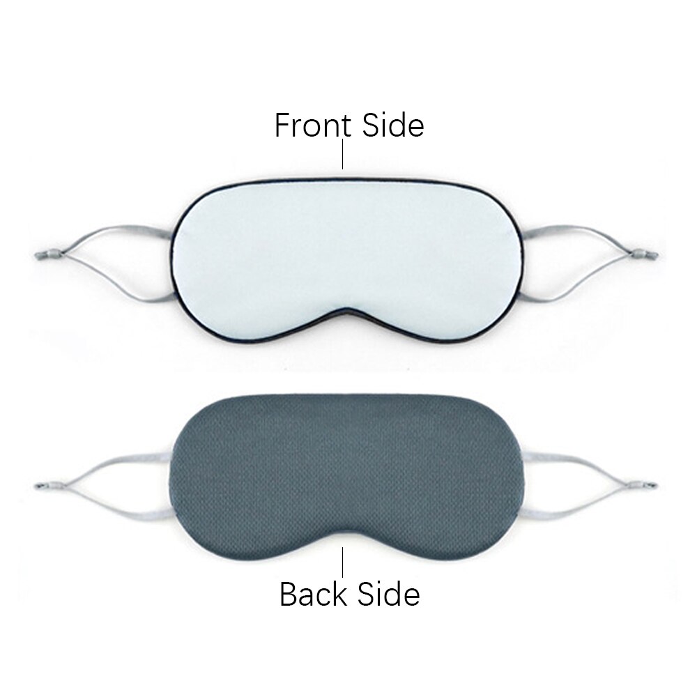 1pc dubbelzijdige slaapmaskers van ijszijde, oogmasker met schaduw, blinddoek, verstelbare ooglap, reisontspanningshulpmiddelen voor de ogen: 02