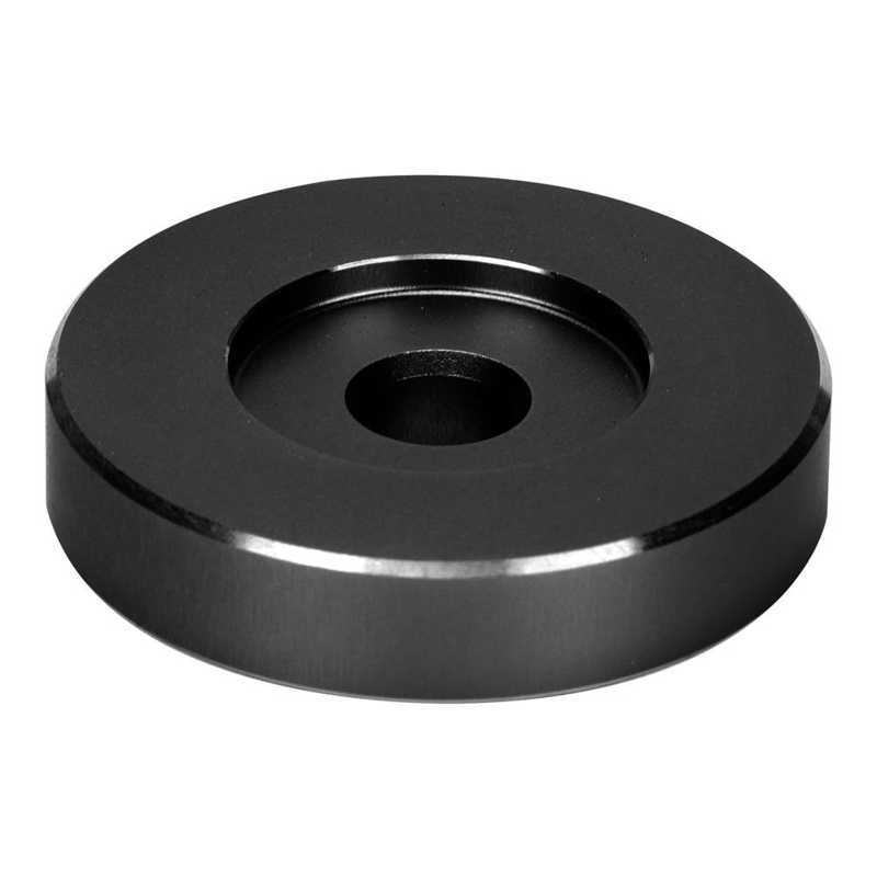 Adaptateur de platine pour enregistrement, 45 tr/min, grand trou, feuille de Conversion, vinyle noir, pince adaptateur pour la plupart des enregistrements à grands trous: Black