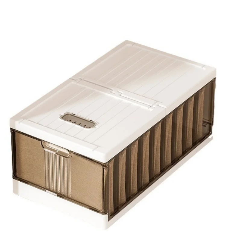 Großraum Kleidung Veranstalter Haushalts schrank geschichtet ausziehbare Trennwand Organizer Box faltbare Staub hose Organizer Box
