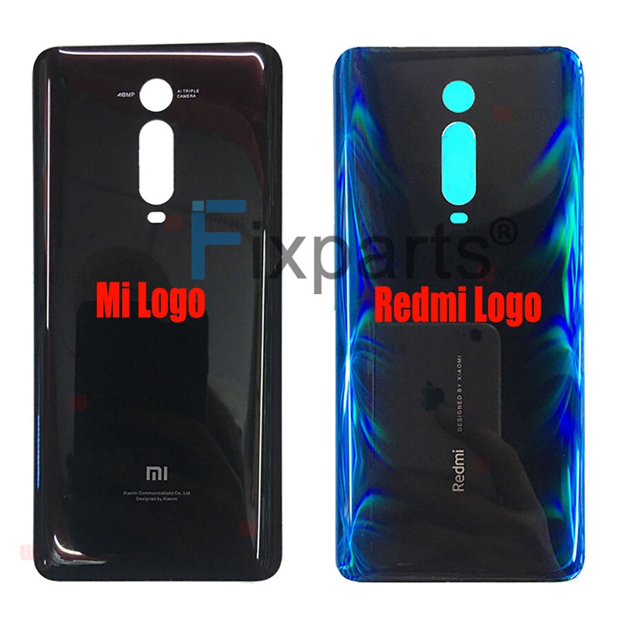 For Redmi K20 Battery Cover Back Glass Panel Rear Door Case For Xiaomi 9T Back Cover With Adhesive K20 Battery Cover