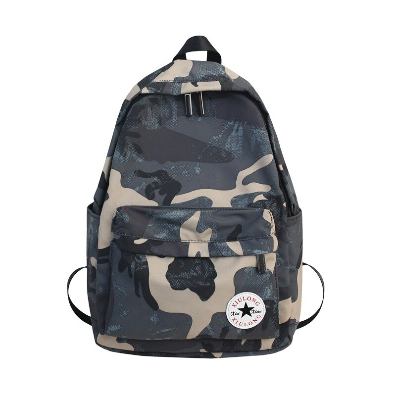 Camouflage Nylon Rugzak Voor Vrouwen 2022 Mode Grote Capaciteit Studenten Vrouwen Backbags Leisure Ademend Vierkante Zakken