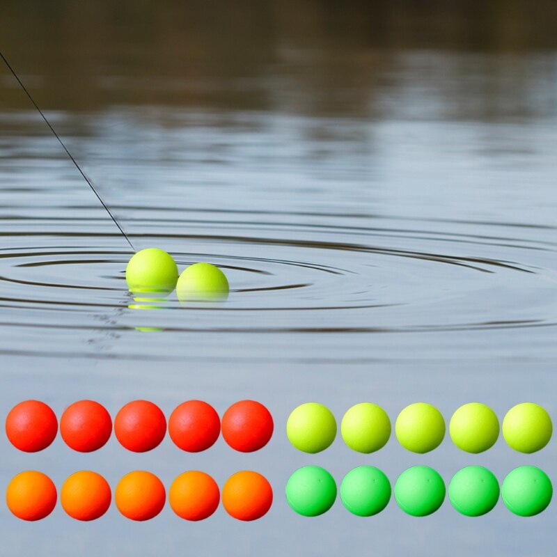 5Pcs/lot EPS Foam Fishing Float Hard Balls Buoyancy Ball Float Gear Fish Float Outdoor Fishing Accessory