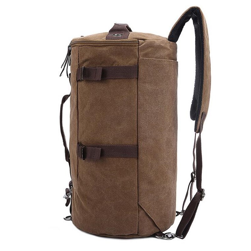 Winmax saco de montanhismo dos homens grande capacidade mochila masculino viagem de acampamento turístico cilindros lona cilindro caminhadas dailypack