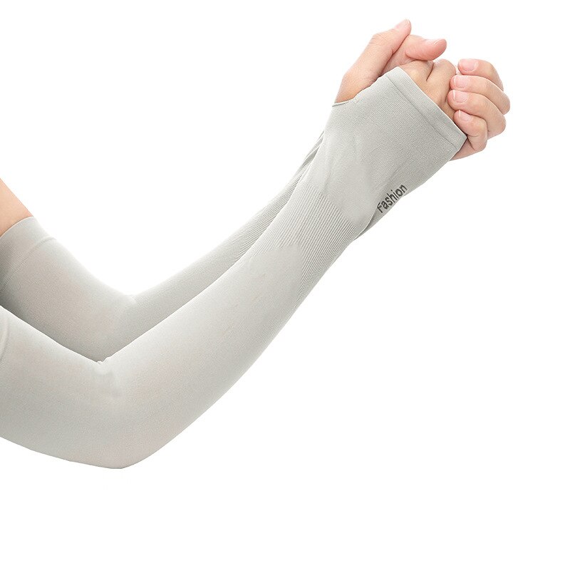 Yolev 2 Stuk UV Bescherming Sjaal Arm Mouw Cooling Sjaal Arm Mouw Zon Bescherming Cooler Shrug Arms Wrap, Zwart, 53cm/20.86in (arm length