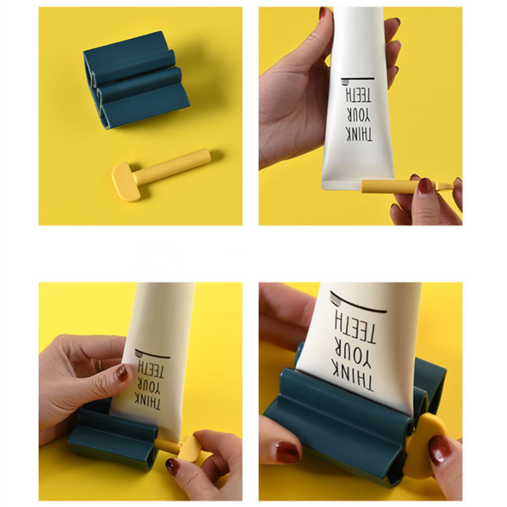 Manual Roller Toothpaste Squeezer Dispenser Toothpaste Holder Bathroom Accessories