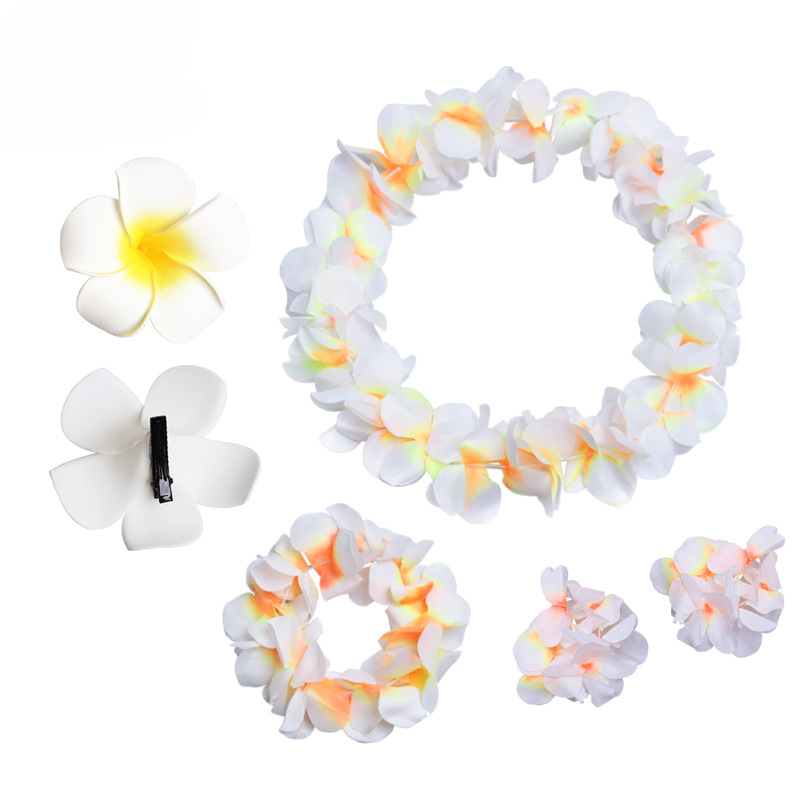 Hawaiiaanse bloemenkrans ketting Hawaii thema feestslinger zomer strand bruiloft verjaardag partij decor