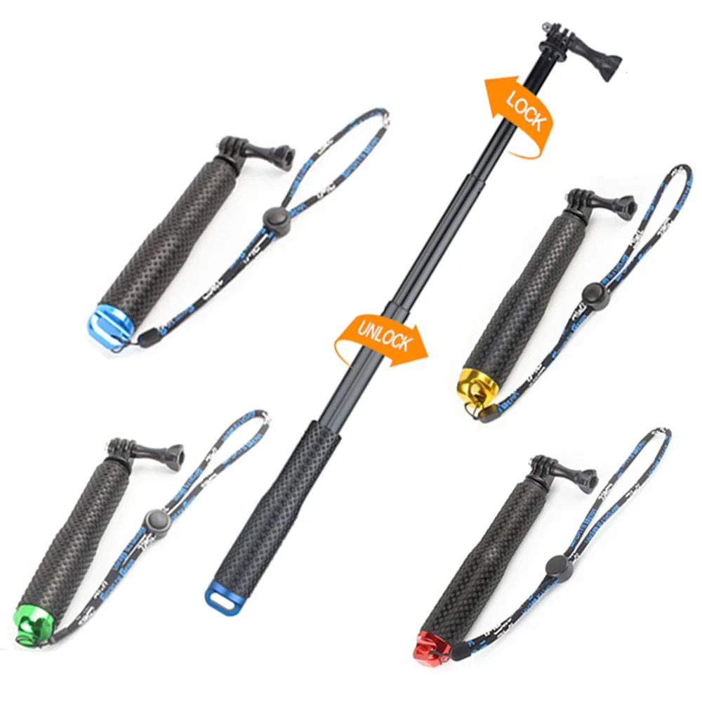 Selfie Sticks in monopod staaf voor Gopro hero Draagbare handheld accessoires voor SJCAM voor Xiaomi voor eken