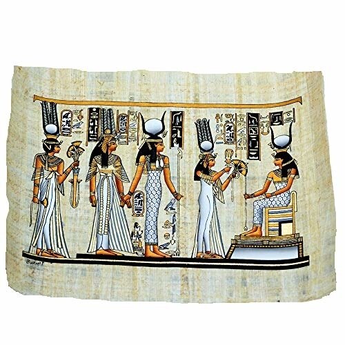 Papiro Originele Hecho een Mano y Pintado een Mano nl Egipto. Mide 33x43 cm Aprox. Ref.12H-B