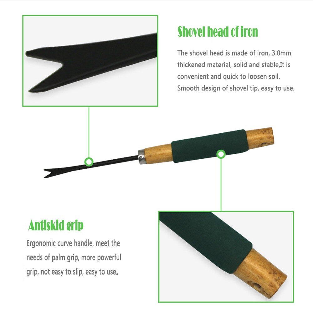 1pc garden outdoor demolition stainless steel digging tool lawn multifunctional weeder garden planting plant durable drafter