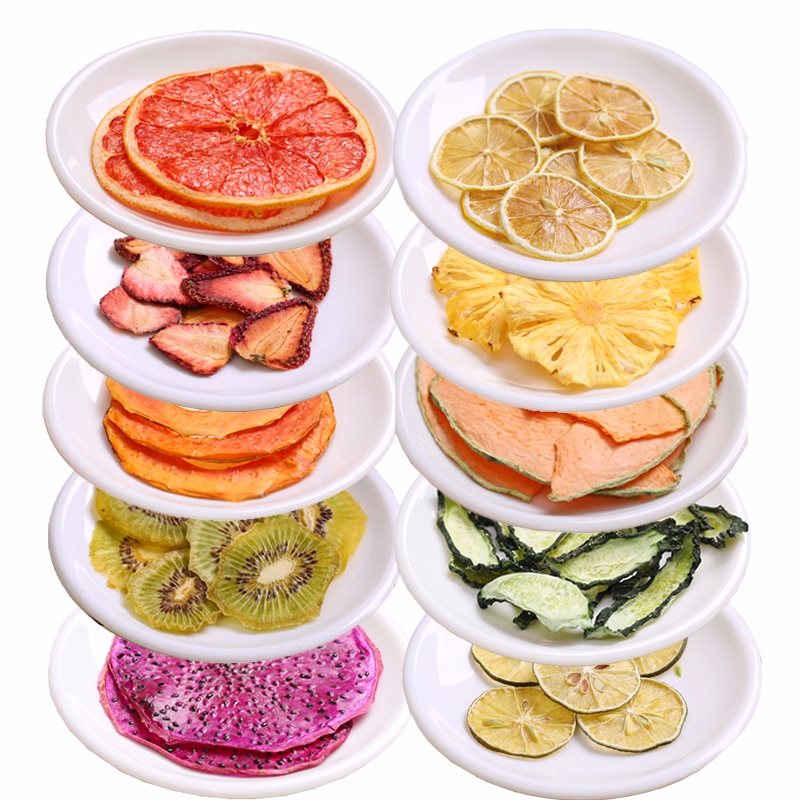 Biologische Gedroogde Fruit Gesneden Diy Handgemaakte Kaars Maken Levert Oranje Markisa Watermeloen Wax Decoratie Voor Foodies