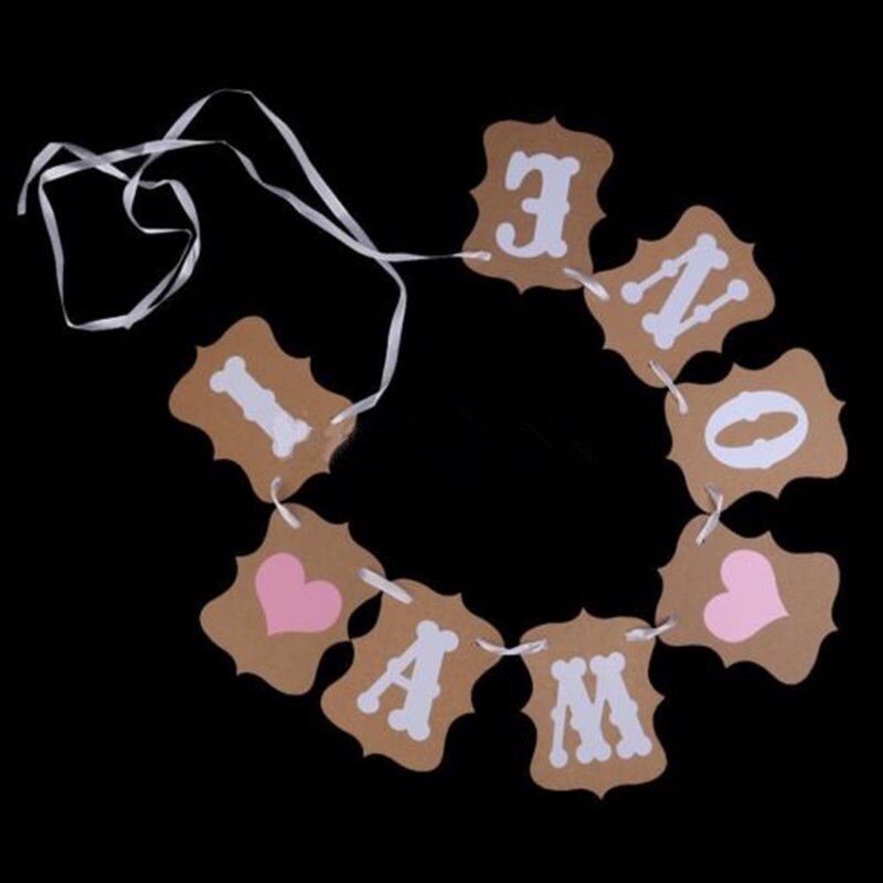 1st Verjaardag Ik Ben Een Kraftpapier Banner Baby Jongen Meisje Mijn 1 Party Decoratie Eerste Jaar Guirlande Gors Levert