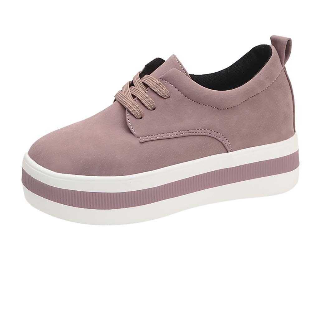 Vrouwen Ademende Tennis Schoenen Herfst Platte Canvas Schoenen Roze Sportschoenen Tenis Feminino Vrouwen Schoenen # h4: Roze / 6