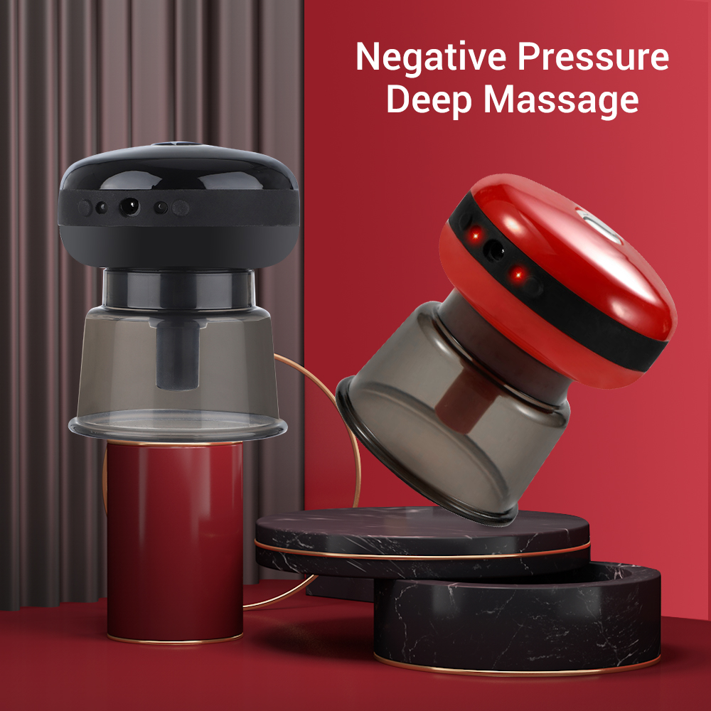 Smart Vacuüm Zuignap Cupping Therapie Massage Potten Anti-Cellulite Massager Body Cups Oplaadbare Vetverbranding Afslanken Apparaat