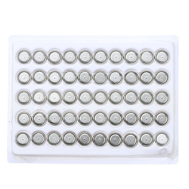 50Pcs Button Knoopcelbatterij Voor Horloge Elektronische Weegschaal AG10 LR54 LR1130 390 189 389A 389 1.5V Alkaline mangaan Batterij