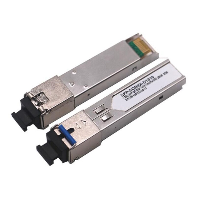 20KM Single Fiber SC GPON Module Switch Gigabit SFP Optical Module Compatible For With HP H3C Switch