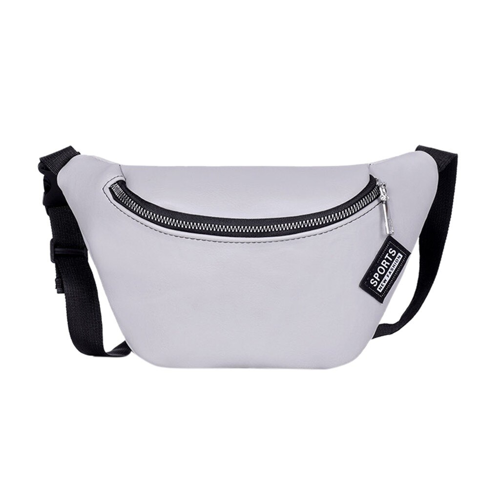 бананка Women Solid Color Zipper chest bag Messenger Bag Chest Bag Waist Bag Phone Bag поясная сумка женская: H