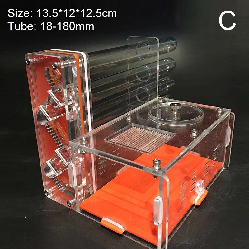 DIY Acrylic Ant Farm with Feeding Area Ants House Workshop 5 Plaster Tubes Ant Nest Insect Gypsum Test Tube Nest Pet Anthill: C-5 tube