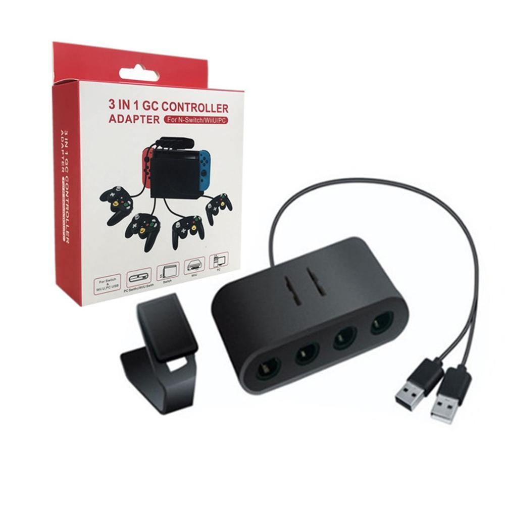 3in1 Converter For Nintendo Swich/ForWii U/PC 4Port USB for Gamecube Controller Adapter 40MAY31