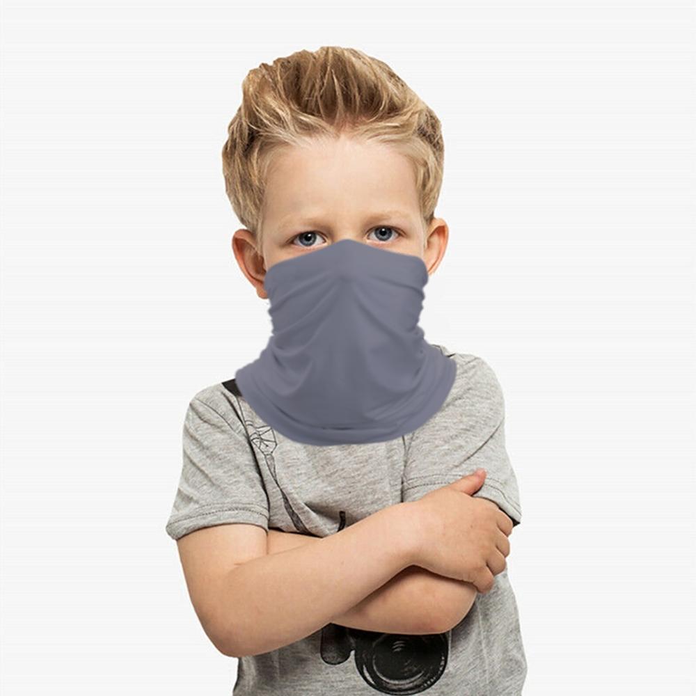 Multi Function Kids Scarf Snood Face Cover Neck Gaiter Bandana for Cycling Hiking Sport Outdoor, Washable and Reusable