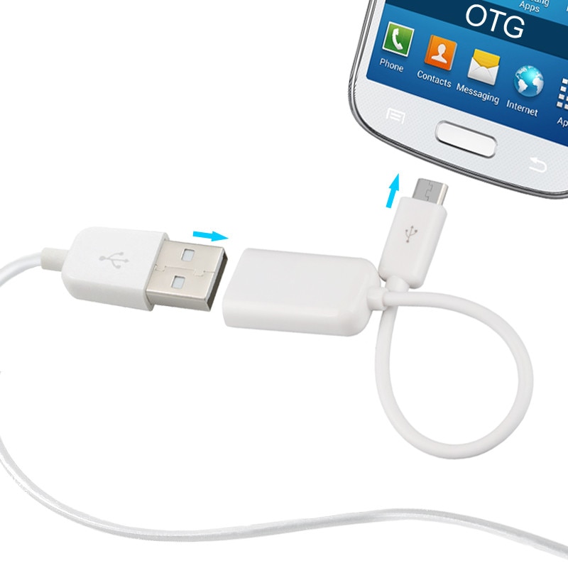 2 stks/partij OTG Adapter Micro USB naar USB2.0 Converter OTG Kabel voor Android Samsung Galaxy Xiaomi Tablet Pc naar Flash muis Toetsenbord