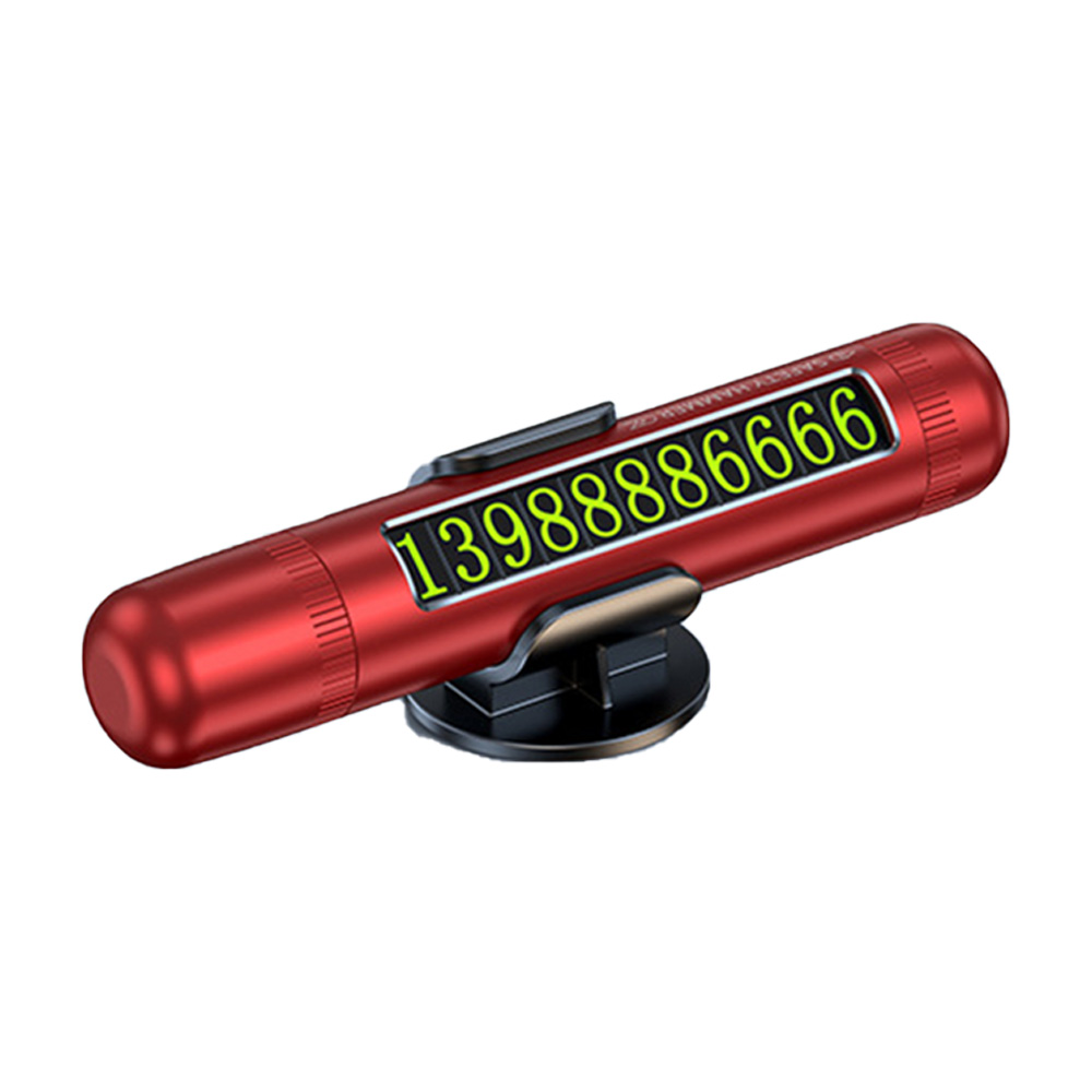 3 In 1 Legering Auto Veiligheid Hamer Autoruit Breker Parkeernummerplaat Ontsnappen Noodhamer: Rood