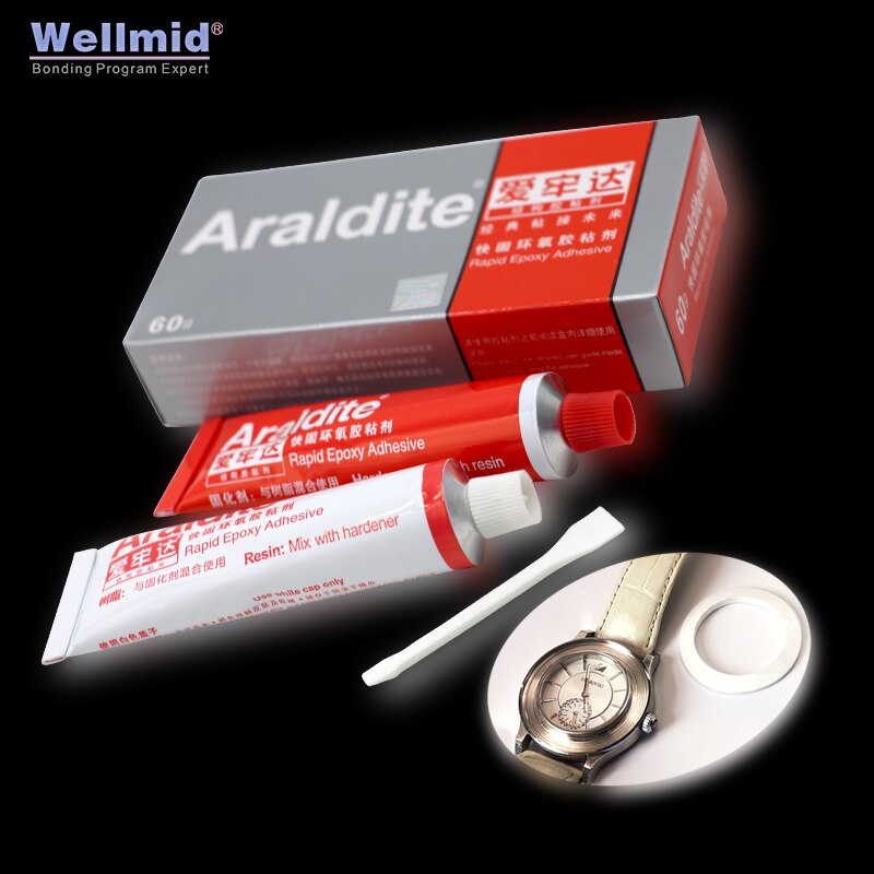 Araldite DIY Household 5 Mins Rapid AB Glue Resin Epoxy Adhesive 60g Furniture Bonds Jewelry Fast Repair Metal Plastics Ceramics