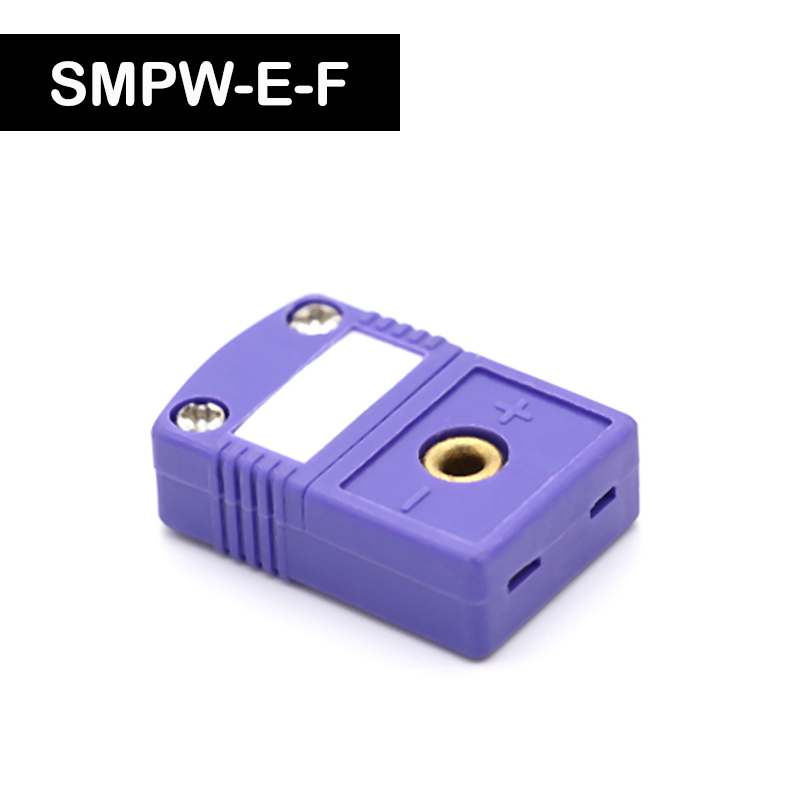 Enchufes y enchufes de termopar tipo K/T/J/E, montaje en Panel de Sensor, enchufe y conector de cable en miniatura, 1 Uds.: Naranja