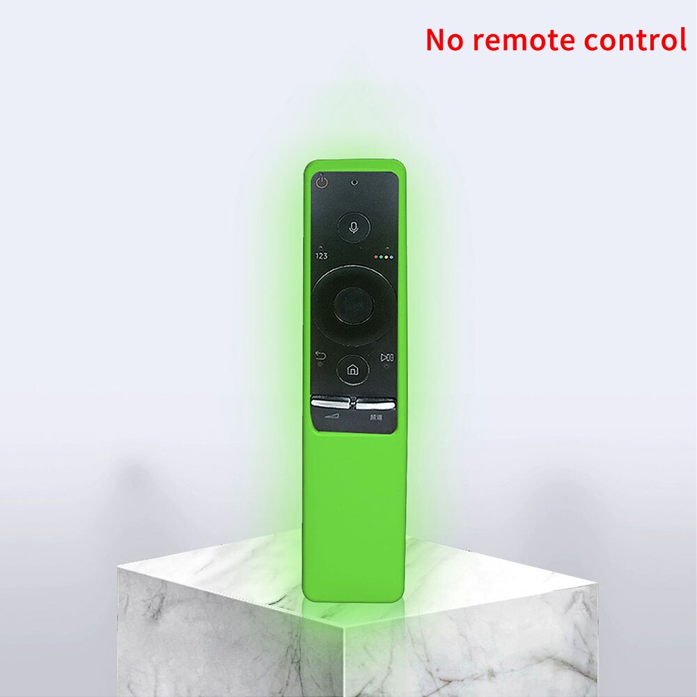 Protective Accessories Smart TV Home Solid Soft Dustproof Silicone Remote Control Cover BN59-01259B/E Shockproof For Samsung: Noctilucent Green