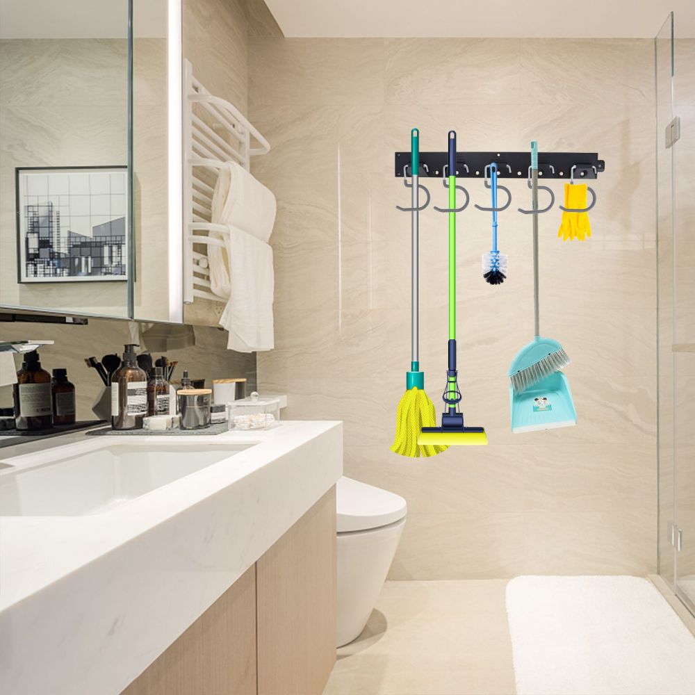 1 Set Garage Hooks Tools Organizer Wall Mounted Adjustable Wall Tool Organizer