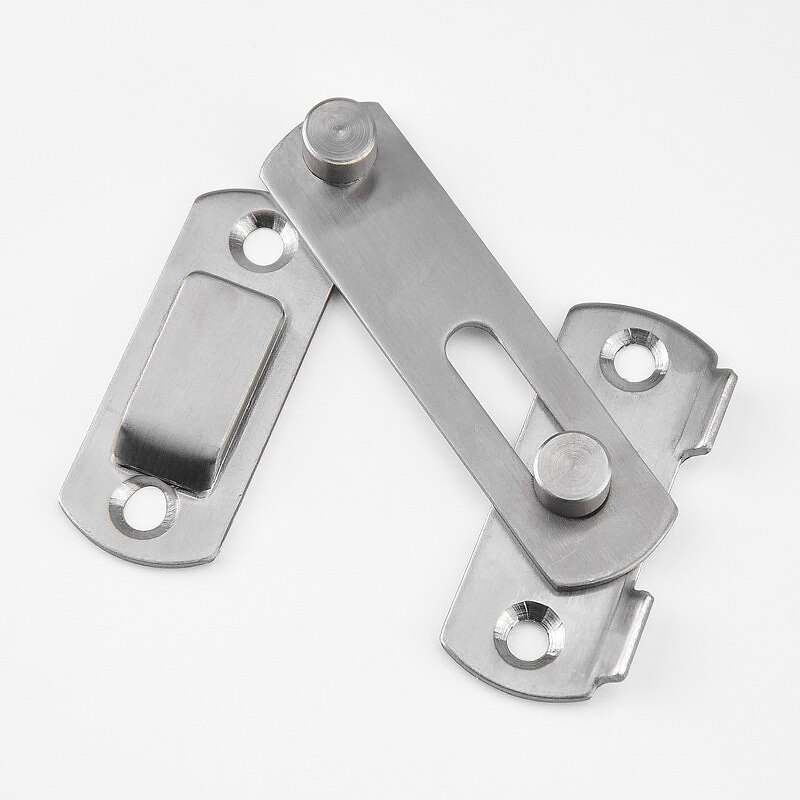 1Pcs Stainless steel Safe Door Bolts/Window/Drawer/TOILET/Bolts Manual Automatic Security Bolt Barrel Anti-theft door Buckle