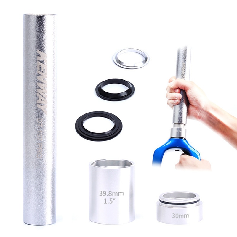 Bike Fork Crown Race Setting Tool Installation Tool For 1-1/8 inch Fork 1-1/4 inch 1-1/2 inch Tapered Fork: Default Title
