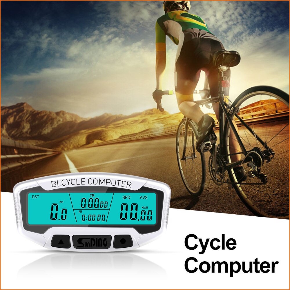 Vélo Compteur de vitesse Ecran LCD odomètre du cycle d'alimentation d Vélo Compteur de vitesse Ecran LCD odomètre du cycle d'alimentation d