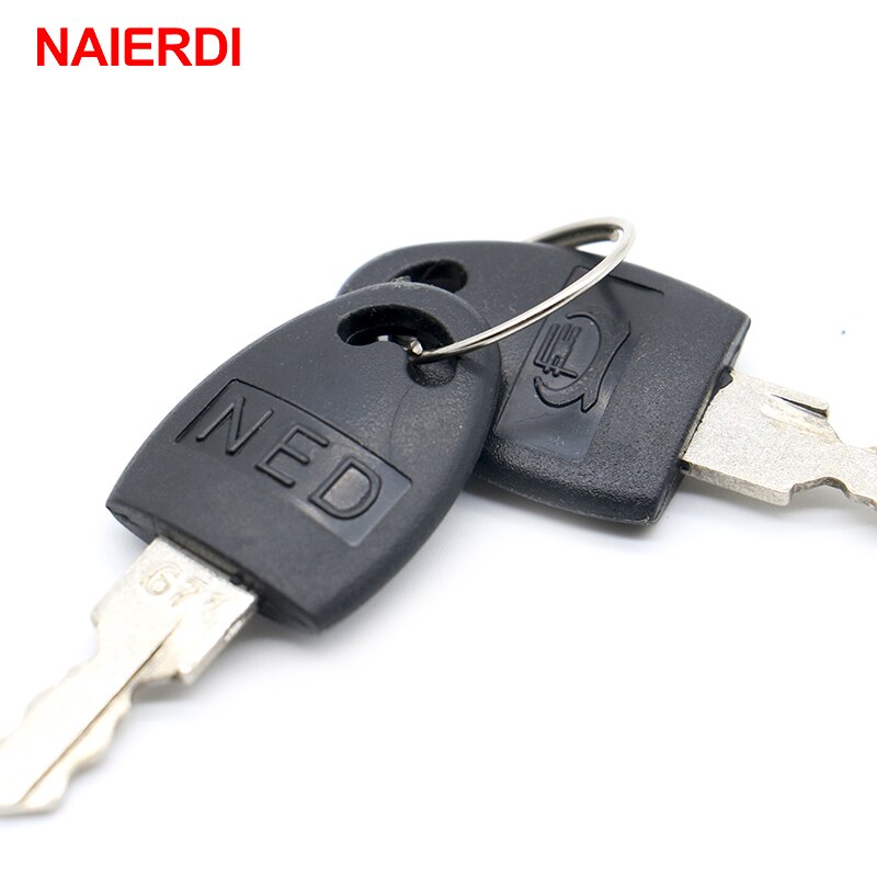 Naierdi Lade Push Lock Schuifdeur Showcase Kast Kabinet Sloten Window Security Chain Meubelbeslag Met 2 Sleutels