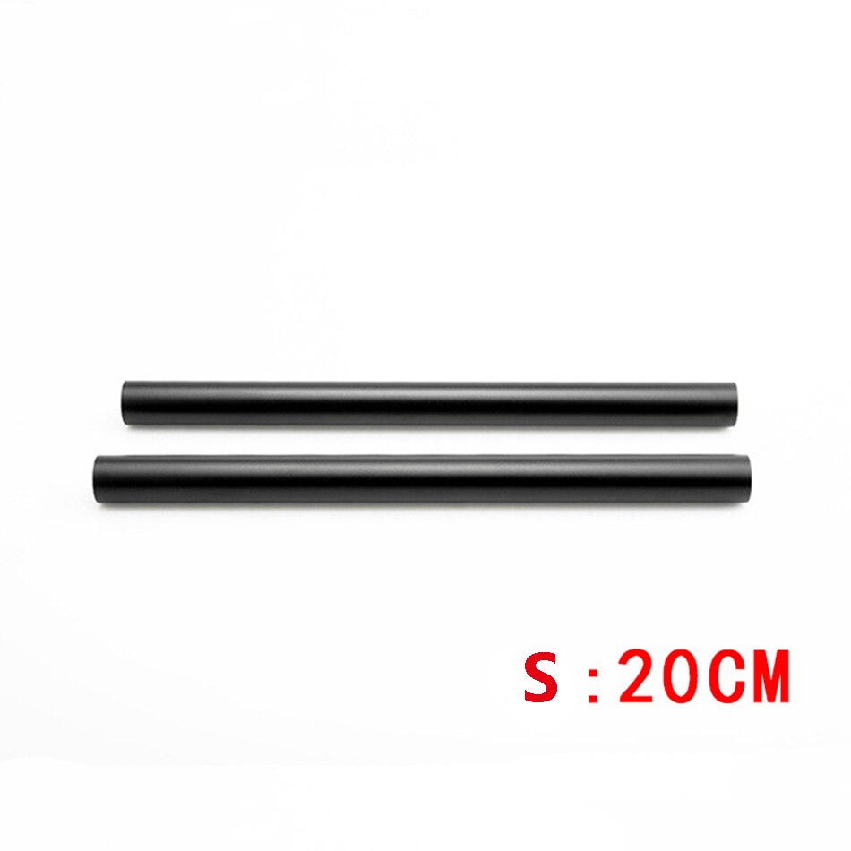 20cm 30cm 50cm skinnesystemer aluminiumsrør til dslr følg fokusfremviser metalrør til hurtig frigørelsesplade: 20cm