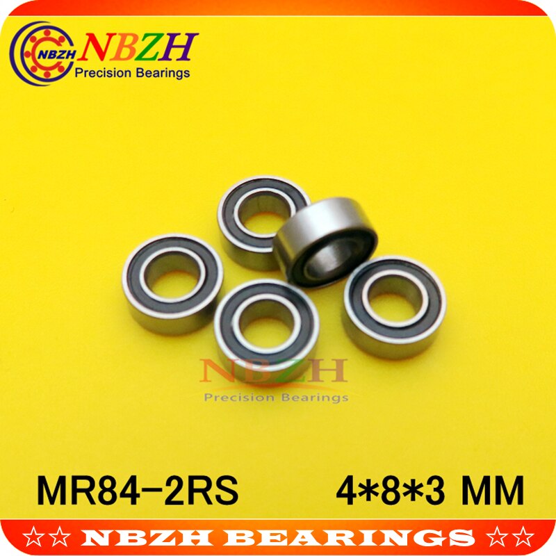 NBZH price 10 PCS MR84ZZ MR84-2RS SMR84ZZ SMR84-2RS 4X8X3 mm Deep groove Ball Bearings MR84 / L-840 ZZ MR84 RS MR84-2RS