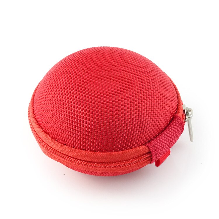 Portable Headphones Cases Mini Zippered Storage Hard Cover Bags Box for Earphone SD Cards Protective USB Cable Organizer Cases