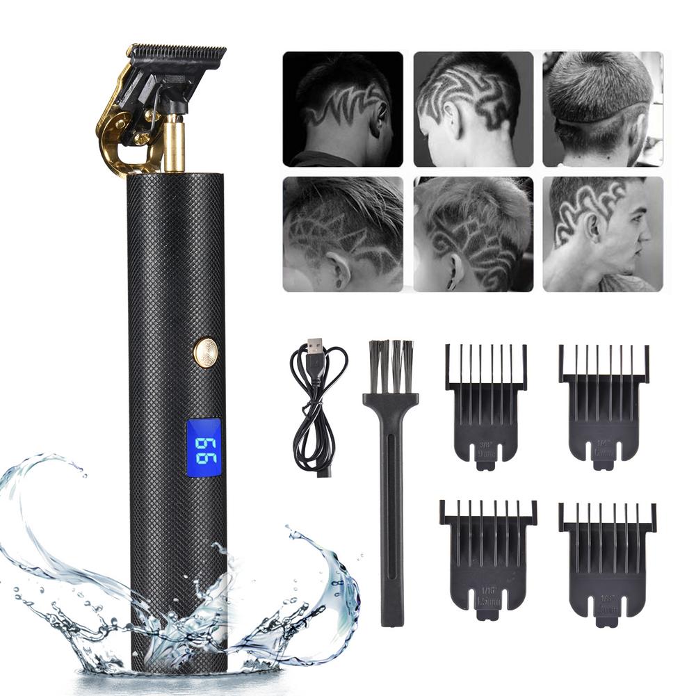 Hair Outliner Clippers Kit T Blade Hair Trimmer Set kemei one blade hair trimmer tondeuse barbe