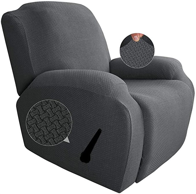 Jacquard Recliner Chair Cover All-inclusive Massage Arm Chair Covers Spandex Lounger Seatcover Single Seat Sofa Couch Slipcover: A6 Recliner Cover