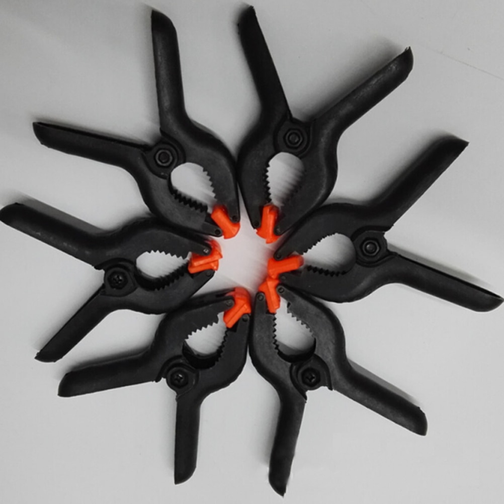 10 st 2 tums fjäderklämmor gör-det-själv-träbearbetningsverktyg plast nylonklämmor för träbearbetning fjäderklämma fotostudiobakgrund