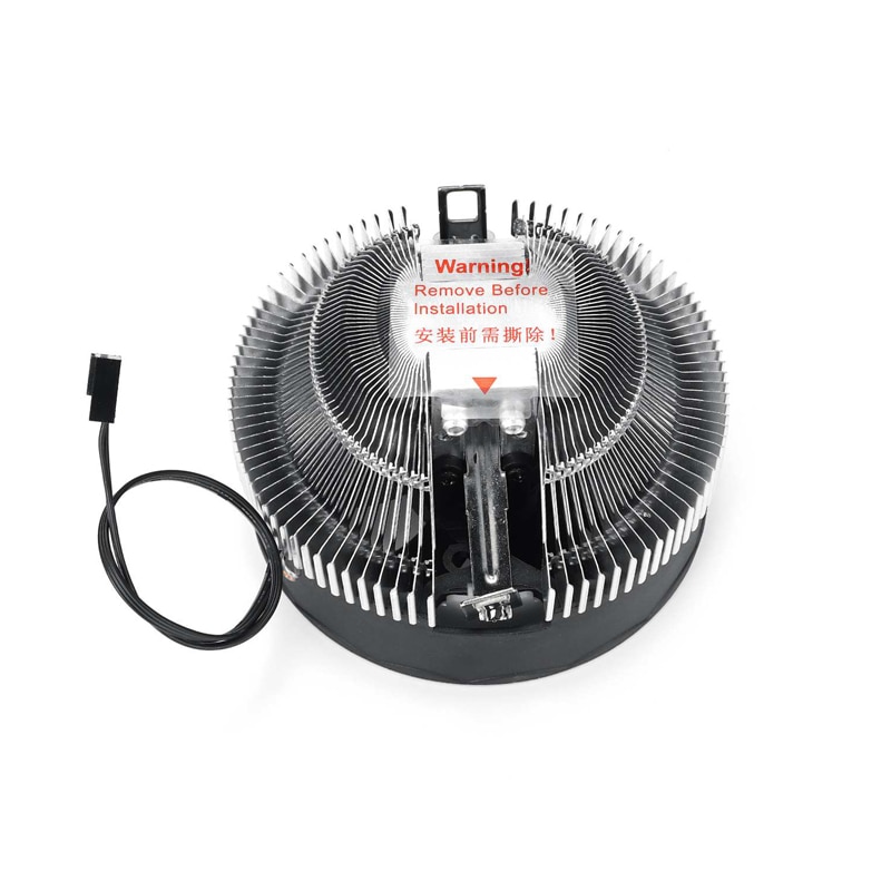 Kllisre PC CPU refrigerador ventilador disipador de calor LED apertura CPU ventilador de refrigeración radiador silencioso para Intel 775/1155/1150 /1151 AM3 AM3 +