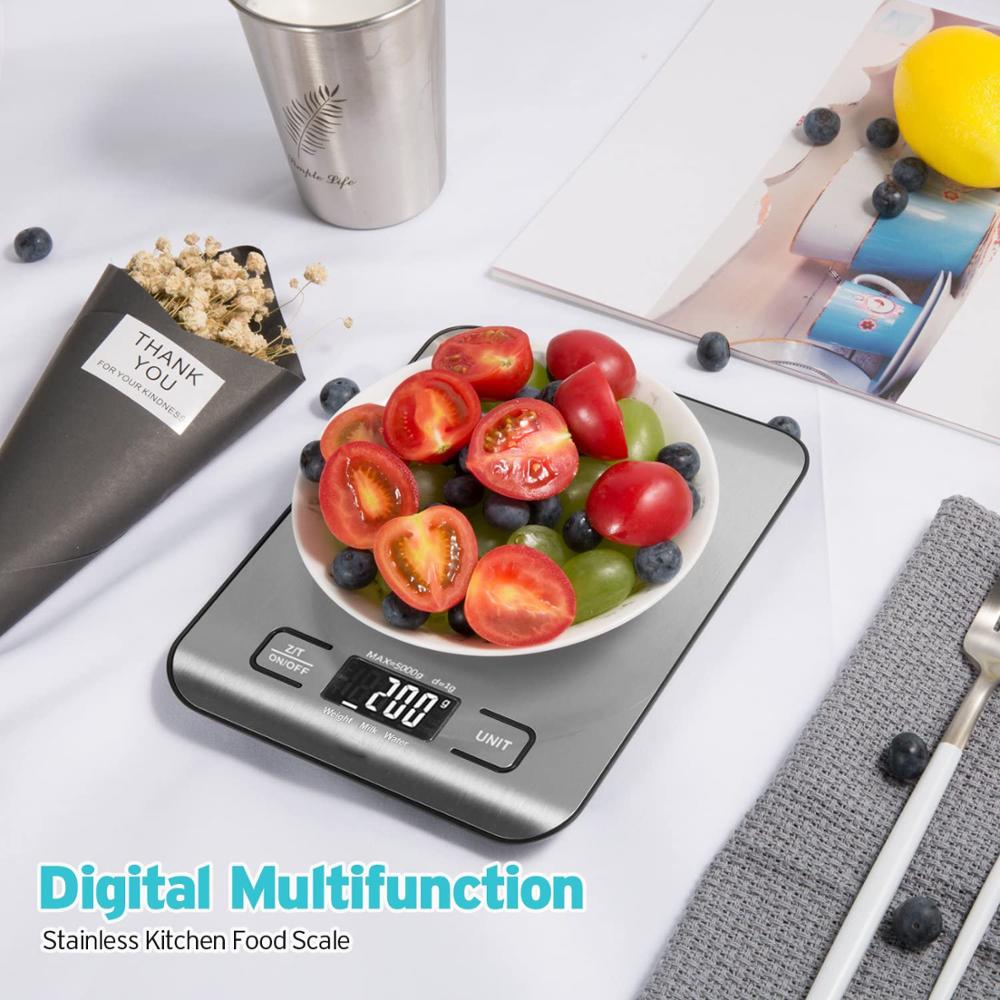 Balance cuisine numérique balance alimentaire poids électronique avec écran LCD accessoires de cuisine outils pour la cuisson Gadgets de cuisson 5/10kg