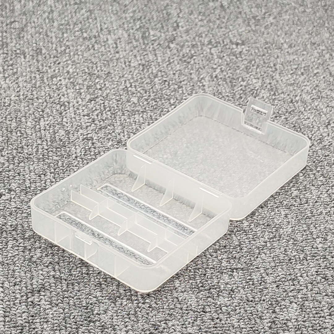 Caja de almacenamiento de batería 26650, estuche protector de almacenamiento de batería 2*26650 adecuado para 2 uds de baterías 26650
