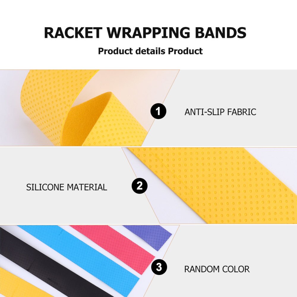 60 stuks racket grip wikkelbanden, antislip tapes, zweetabsorberende racketriemen
