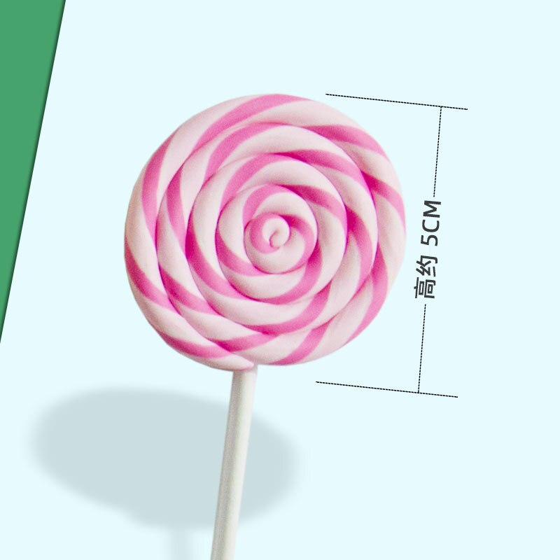 Lollipop Cake Topper Happy Birthday Party Decor Kids Boy Girl Birthday Lollipop Cake Decor Birthday Party Supplies