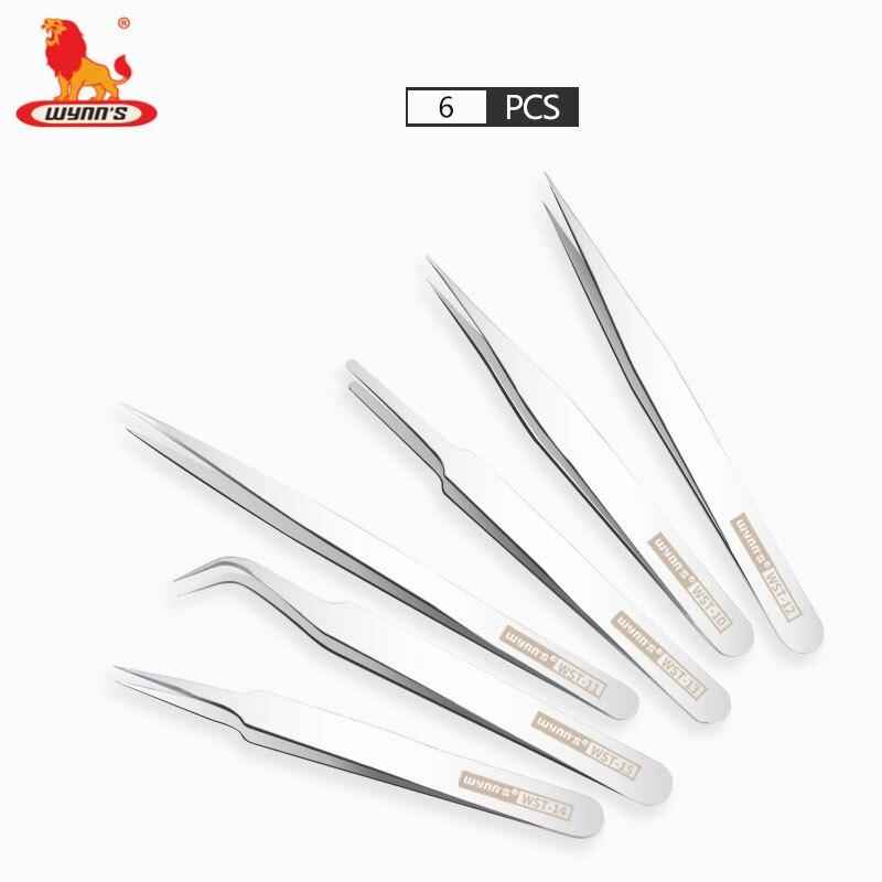 Roestvrijstalen Pincet Dikker Pincet voor Elektronica Drukken Soort Solderen Extension Extra Reparatie Tools