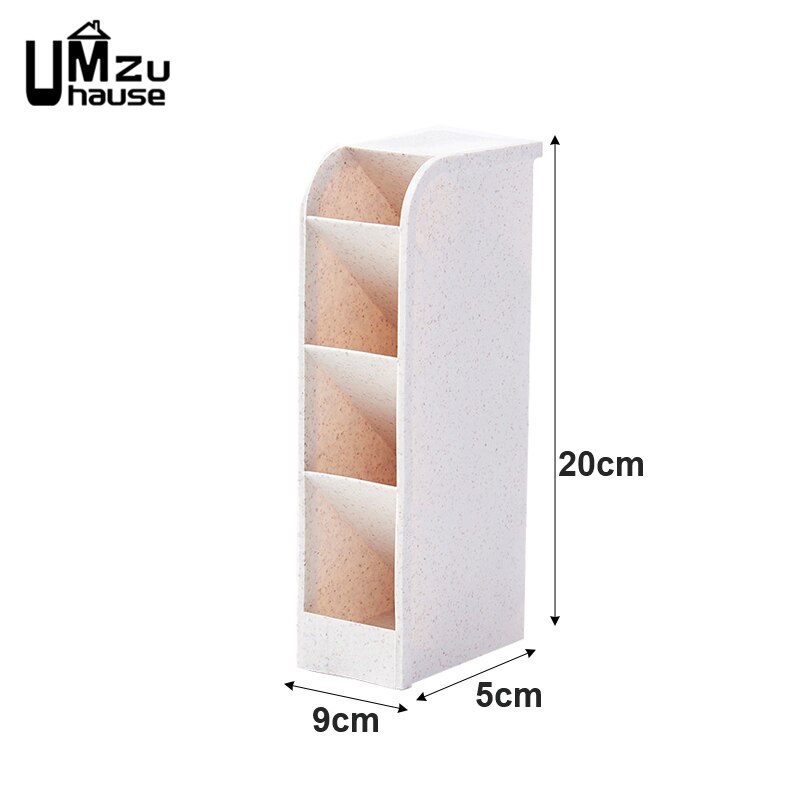 Cajas de almacenamiento para lápices, cajones divisores de maquillaje, soportes para cepillo de dientes, organizador multifunción, organización de la oficina en casa